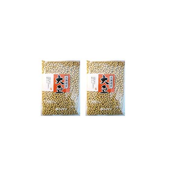 まめやの底力 北海道産大豆 (2kg 1kg*2袋 )