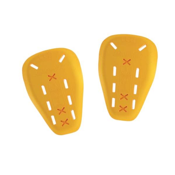 品番:04-813カラー:Yellow左右セットCE規格の認証を取得したソフトインナープロテクター対応ジャケットの脇腹やパンツの腰横に装着可能車＆バイク