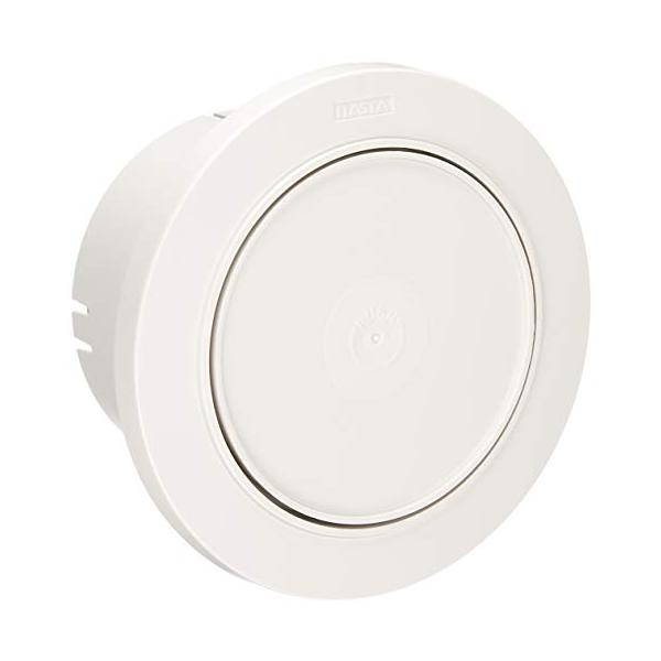 ナスタ 屋内換気口 プッシュ式丸型レジスター シルバーグレー KS-8830PR-SG 1個