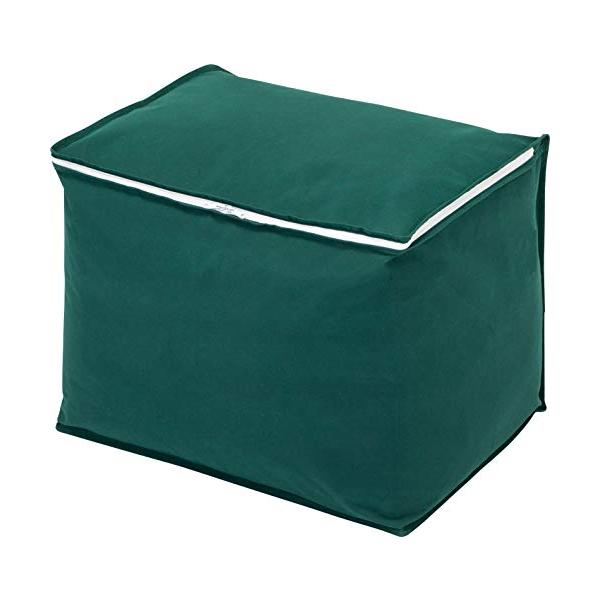 商品仕様 :サイズ/約幅48*奥行35*高さ37.5cm、カラー/グリーン、内容/1枚、収納目安/シングルサイズの羽毛布団1枚、材質/ポリプロピレン 通気性の良い不織布製 :通気性の良い不織布で、オフシーズンの羽毛布団をホコリから守り大切に...