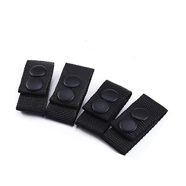 ベルトキーパー スナップボタン式 4本セット