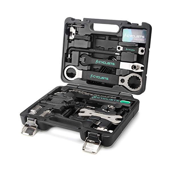 CYCLISTS 自転車専用工具セット 23点セット シマノ対応 ツールボックス付き 自転車 組立て メンテナンス 修理 CT-K01