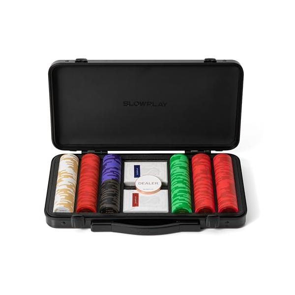【開封・未使用】SLOWPLAY Godel 14g ポーカーチップ 300枚 Amazon.com: SLOWPLAY Godel 14g Clay Poker Chips Set for Texas Hold
