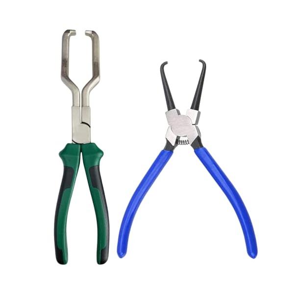 HOTQ カプラープライヤー カップリングツール カップリングプライヤー ホースプライヤー カプラーはずし工具 燃料ホースプラ２個セット プライヤ カプラー外し配