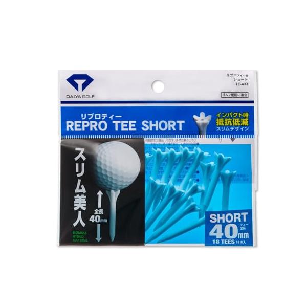 ダイヤゴルフ(DAIYA GOLF) リプロティーショート ブルー TE-433 40