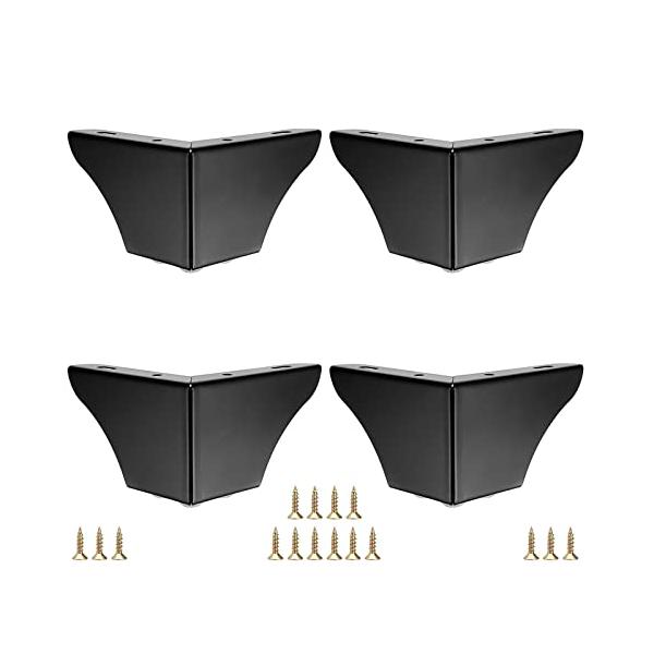 三角形：三角形の形状に均等に力がかかるので、この家具脚を使用することで家具の傾きを防ぎ、ある程度の安定性を得ることができます。多用途：この家具の脚はさまざまな家具に使用できます。 ソファ、テレビキャビネット、棚、本棚、テーブルなど。 非常に...