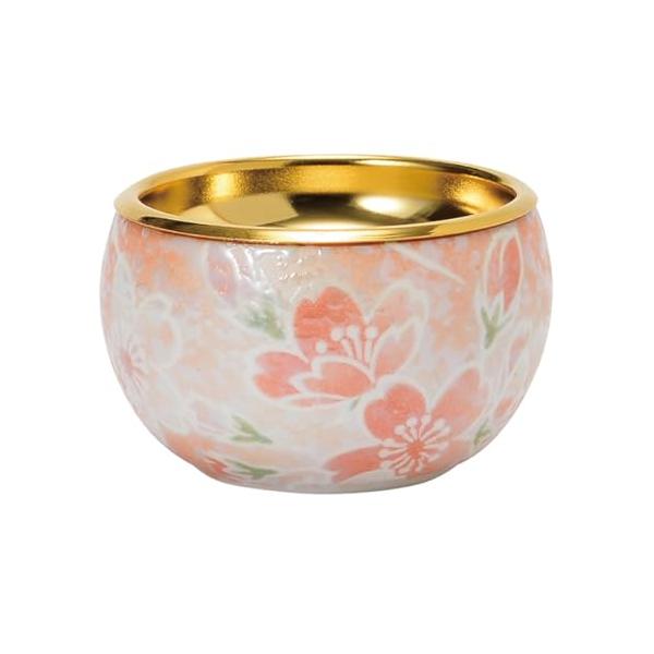 サンメニー 仏壇 仏飯器 仏器 単品 本格 有田焼 日本製 インテリアに馴染む おしゃれ ごはん 茶碗 ご飯入れ 仏具 現代仏壇 お仏壇 仏具小物 天音 雅桜ピンク お