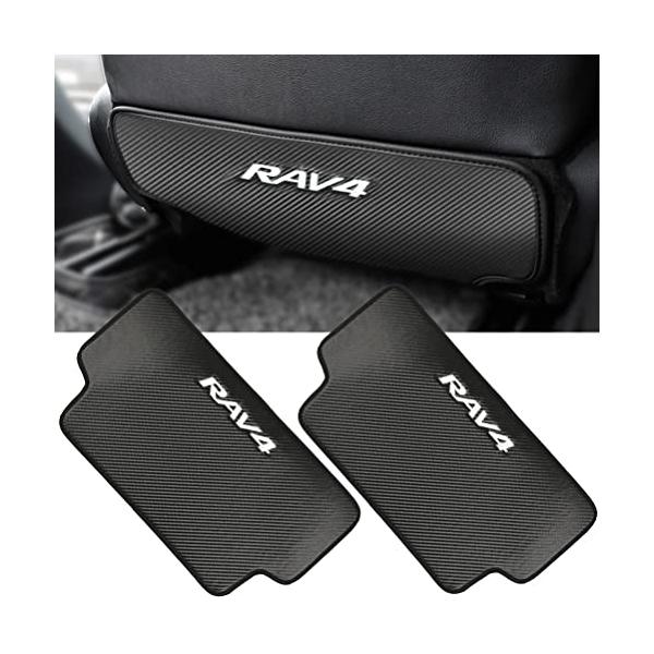 Kayafar トヨタ RAV4 50系 専用 キックガード RAV4 シート バック マット キックガード 後部座席 プロテクター 汚れ防止 蹴り防止 RAV4 内装 パーツ カスタム ド