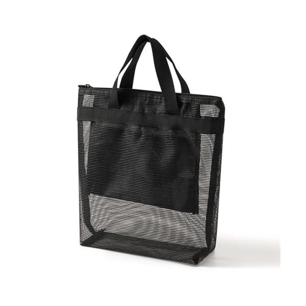 耐久性のある素材. 耐久性の高いゴムネット製で、円形のメッシュ生地が特徴。耐荷重10kg、5kgの荷重で400回の耐裂けテストに合格し、長期間使用できる丈夫な作り。 大容量. サイズは23*29*8.5cmで、12.5cmの強化された持ち手...