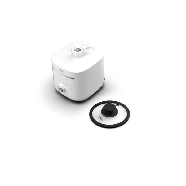 ティファール 電気圧力鍋 無水調理 4L 1台12役 ガラス蓋付属 「ラクラ