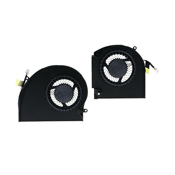 CPU&GPU 冷却ファン　DELLノートパソコン用 MOQIAN CPU*GPU冷却ファン交換用 Dell Alienware 17 R4 R5 P31E ノート