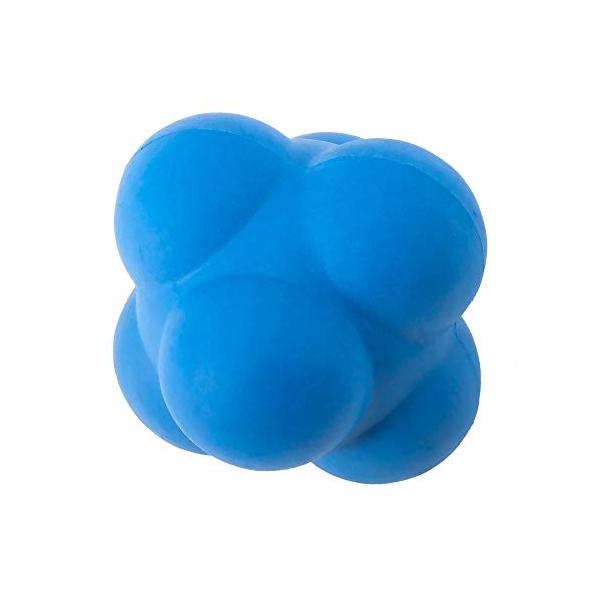 サイズ:72mm重量:73*75g材質:ラバー色:ブルーランダムバウンドで動体視力・反射神経・集中力の鍛錬スポーツ＆アウトドア:野球:練習用品:トレーニングボール