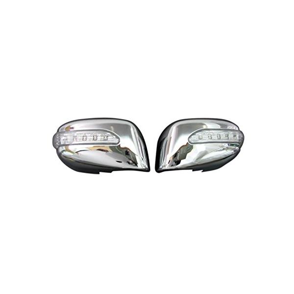 BRIGHTZ キューブ Z12 LEDウィンカーミラーカバー クローム