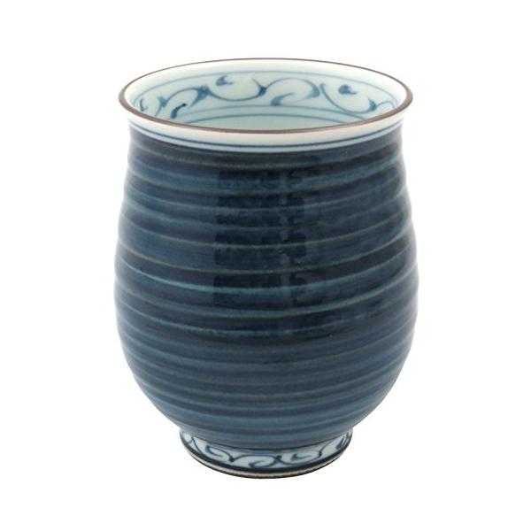 波佐見焼 地紋山水 湯呑み コップ 大 電子レンジ 食洗機可 日本製