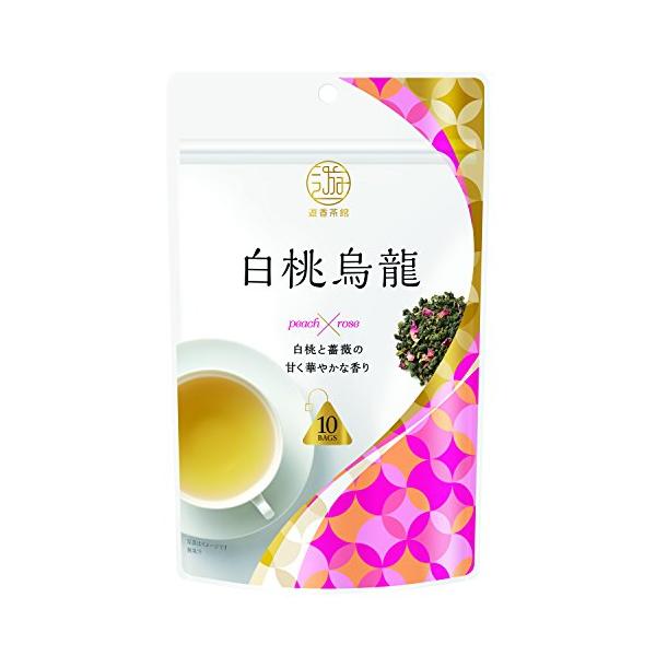 三井銘茶 遊香茶館 白桃烏龍 10袋入*4個