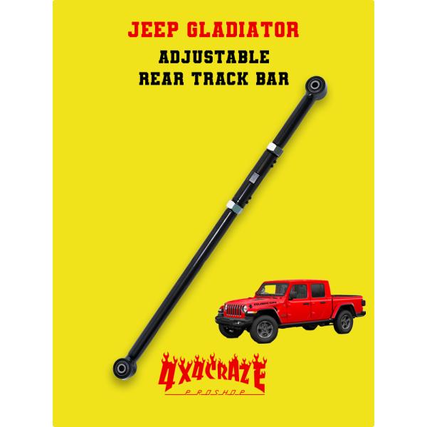 Jeep グラディエーター 右ハンドル用 調整式ラテラルロッド リア Adjustable rear Track Bar