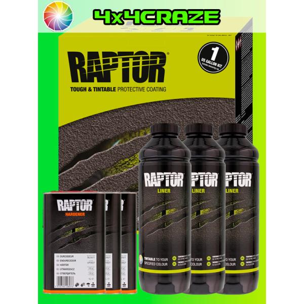 (即納)ラプターライナー 3L TINTABLE 色替え用 U-POL RAPTOR LINER 正規品