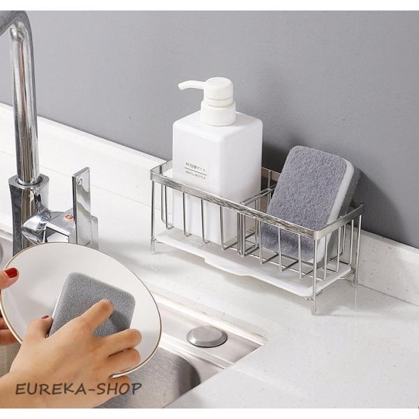 商品名 水が流れるスポンジラック 材質 304ステンレスパケージ内容 ステンレス製スポンジラック*1商品詳細 【省スペース】幅10cmぐらいで、ちょうどいいサイズで、流し台の水栓周りに対応できます。 洗剤、スポンジ、タワシ、シンク用スポンジ...