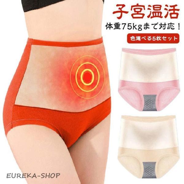 パンツ 裏起毛 下着 ショーツ 秋冬 5枚セット 深ばき 腹巻き レディース 抗菌 温活ショーツ 5枚セット 腹巻きショーツ 保温 あったかインナー