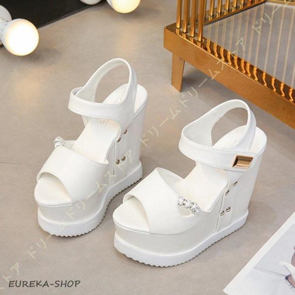 ✴︎ルブタン✴︎サンダル ウェッジ厚底 バックストラップ 37 白 14cm 5000ceureka_lq20250527-cdym78