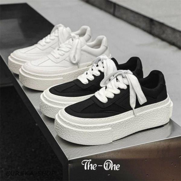 厚底 スニーカー メンズ カジュアルシューズ ローカット