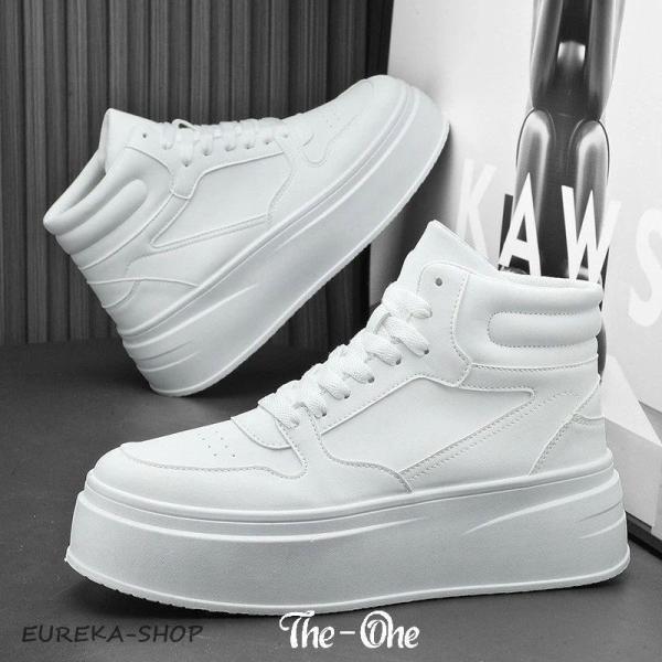 メンズ厚底スニーカーカジュアルシューズ靴春秋おしゃれ 厚底 スニーカー メンズ カジュアルシューズ ハイカット