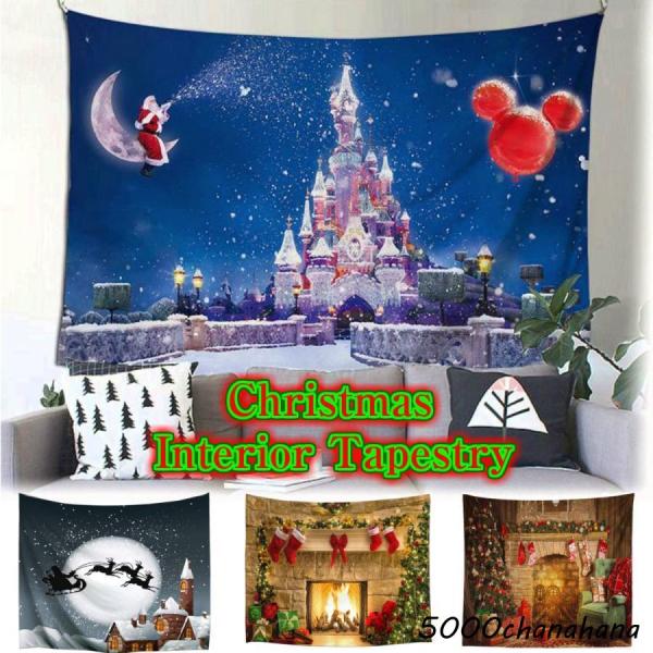 爆買 タペストリー クリスマス イベント パーティー ツリー 装飾 ロゴ diy おしゃれ 壁 インテリア 布 背景布 部屋 飾りつけ 家 ホーム テーマパーク