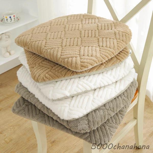 座布団 椅子 クッション 厚め 紐付き 1枚/2枚/4枚セット ふわふわ