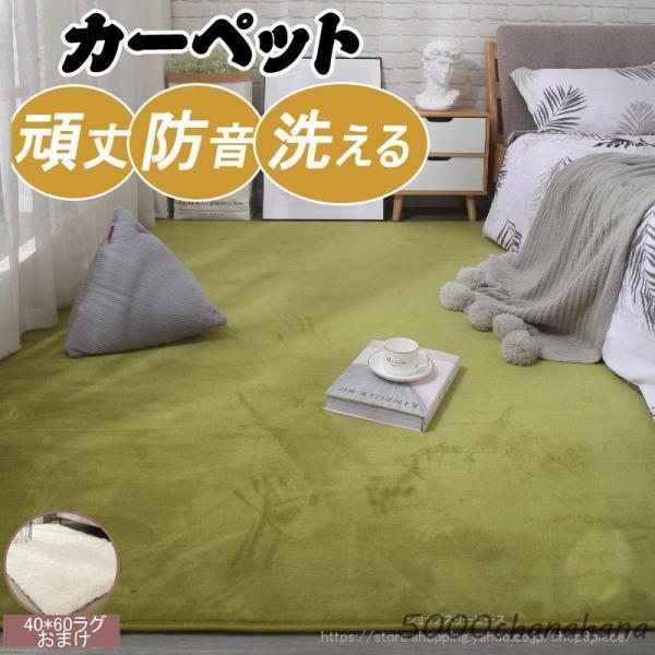ラグ カーペット ラグマット 洗える 2畳 180×200 50Ｘ80　おしゃれ 長方形 春 夏 オールシーズン 滑り止め付き 北欧 冬 ホットカーペット カバー