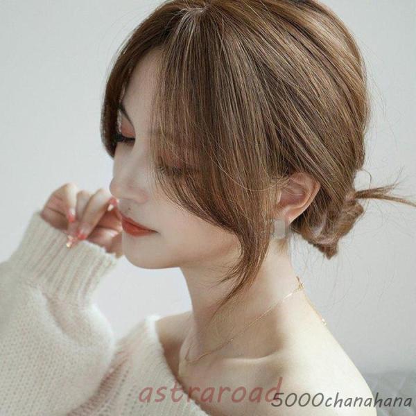 日常的にも使いやすいデザインでファッション度をアップしたい、結婚式や二次会やパーディーなどのイメチェンにもオススメです便利！一瞬で変身！★サイズ：/長さ約27cm 重さ7g★素材構成素材構成】100％人毛　 【部分ウィッグ造り】総手植え部分...