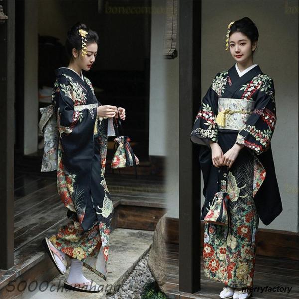 浴衣 単品 レディース 大人っぽい シック 女性 単衣着物 夏着物 花火