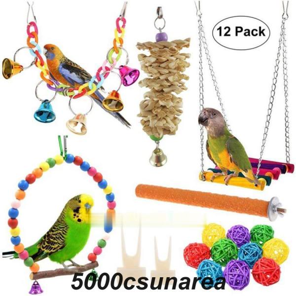 インコ おもちゃ バードトイ 鳥おもちゃ 鳥グッズ 鳥の遊び場 吊