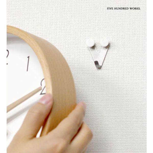フック 石膏ボード 掛け時計 壁掛け時計 目立たない 時計フック 時計用壁掛けフック IGF クレエ :1001197:ファイブハンドレッドワークス  通販 