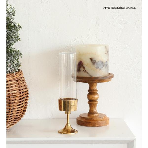 【商品名】in bloom（インブルーム）ブラスキャンドルスタンド フラワーベース Sサイズ【商品説明】ガラスベース部分は取り外しが出来るので水の入れ替えもカンタン。光沢があり高級感のある真鍮素材は、経年変化によりヴィンテージ感のある色味に...