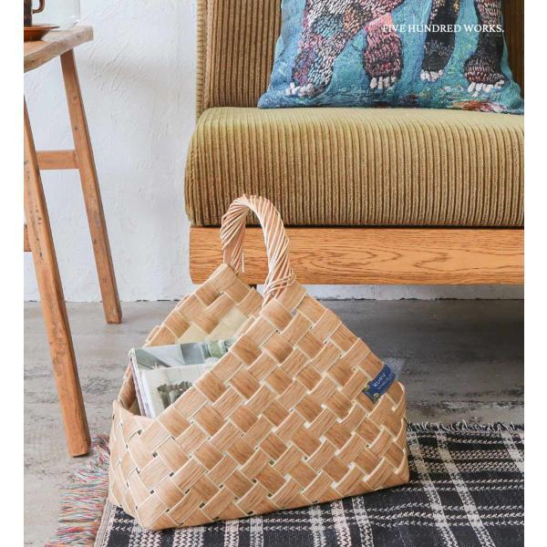 Creer 公式 バスケット かご 籠 三角 収納 収納カゴ ハンドメイド
