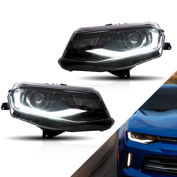 VLAND RGB LED ヘッドライト Camaro RS/SS Chevrolet Camaro RS/SS RGBWA DRL Boards (2019-2024)