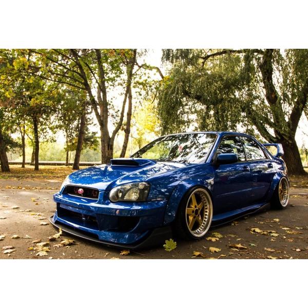 スバル　GDBインプレッサ STI フェンダー左 SUBARU（スバル） オーバーフェンダー インプレッサ GDA GDB 90mm ABS