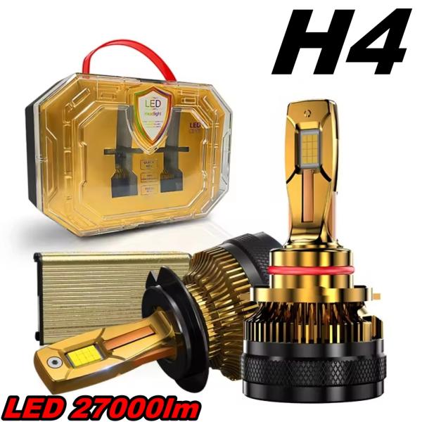 ルノー ルーテシア 57 LED ヘッドライトバルブ H4 ロービーム H4〜H10 27000lm LNBG