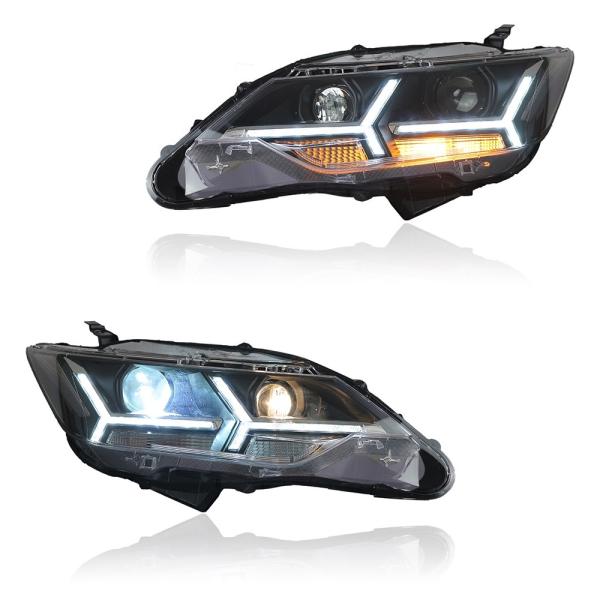カムリ AVV50 50系 LED ヘッドライト 左右 ヘッドランプ トヨタ 後期型 '14-'17 AKD A