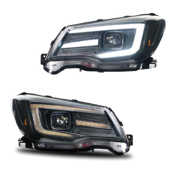 フォレスター SJ SJ5 SJG LED ヘッドライト 左右 ヘッドランプ シーケンシャルウィンカー スバル AKD C