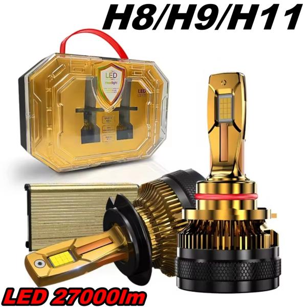 ジープ グランドチェロキー WH47 LED ヘッドライトバルブ H11 ロービーム H17〜 27000lm LNBG