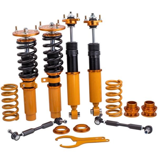 Maxpeedingrods BMW Z4 E85 E86 02-08 全長調整式 車高調 サスペンション イエロー