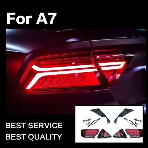 テールライト AUDI アウディ A7 4G テールランプ LED スポーツバック シーケンシャルウィンカー レッド AOKEDING  :NID3856:510supply ヤフーショッピング店 通販 