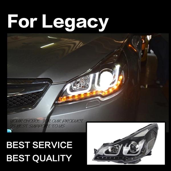 スバル レガシィ アウトバック BR9 BM9 前期 純正 ヘッドライト 北米スバル純正 ヘッドライト加工 のパーツレビュー | レガシィ