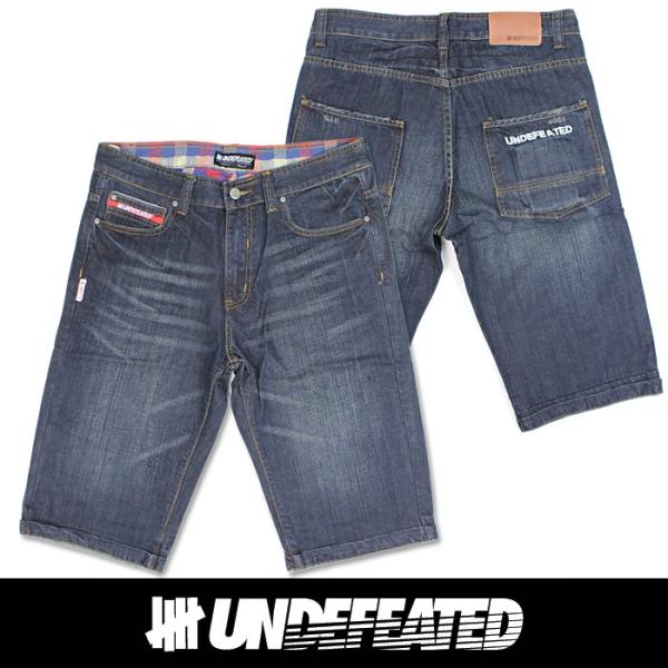 UNDEFEATED UNDFTD アンディフィーテッド メンズ ハーフ ジーンズ ud01 