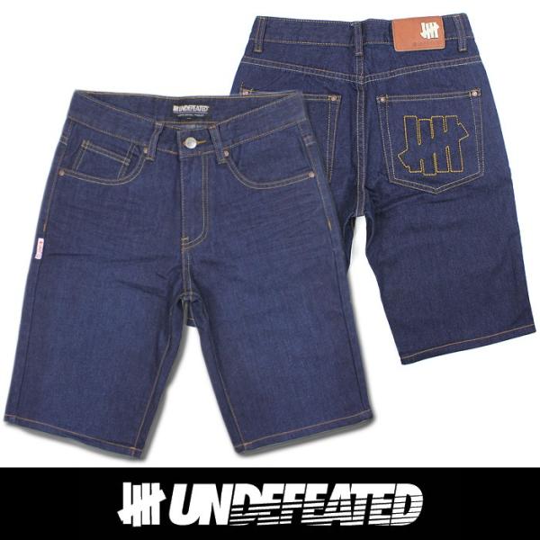 UNDEFEATED UNDFTD アンディフィーテッド メンズ ハーフ ジーンズ ud04 