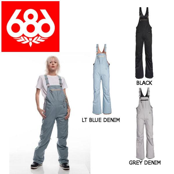 686 シックスエイトシックス Black Magic Insulated Overall BIB PANTS  
