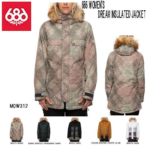 シックスエイトシックス 686 WOMENS DREAM INSULATED JACKET  