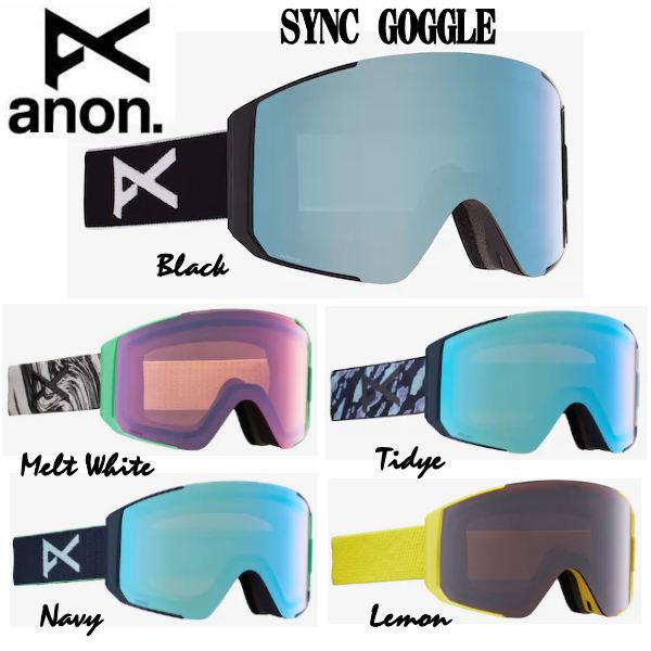 ANON アノン 2021-2022 ASIAN FIT SYNC GOGGLE + SPARE LENS