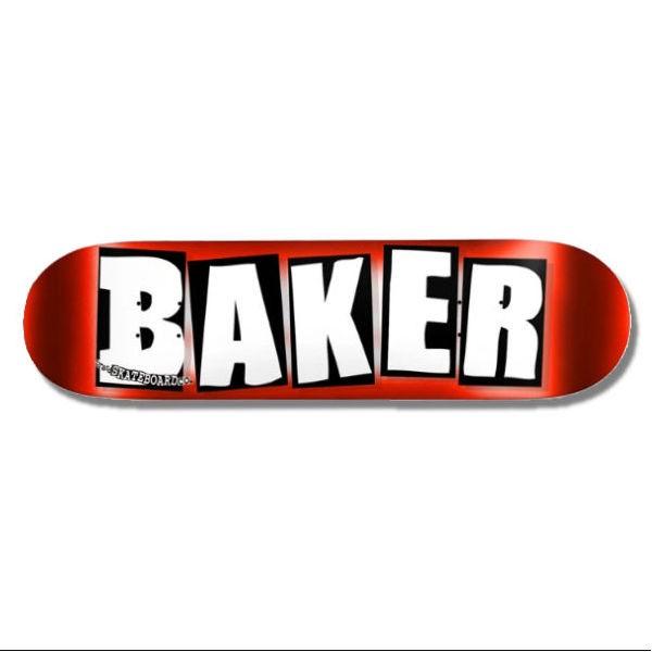 ベイカー Baker Brand Logo Red 品質保証 Foil 7層 ブランドロゴ デッキ 板 スケートボード